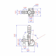 Vertical Handle Toggle Clamp