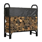 Firewood Rack-in-a-Box Heavy Duty with Cover, 4'