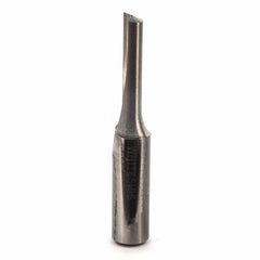 Single Flute Straight Router Bit - Solid Carbide - 1/4" SH