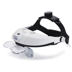 2-Way Headband Magnifier with 5 Lens Plates