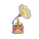Vintage Gramophone Wooden Model Music Box Kit