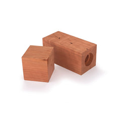 Pre-Drilled Peppermill Blank - 3" x 3"