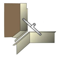Support Trunk Lid Brass