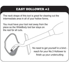 Mid-Size Carbide Hollowing Tool