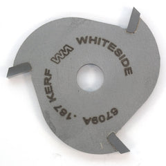 6709A 3-Wing (3/16") Slotting Cutter Router Bit .187"