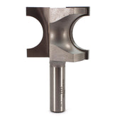 1434 Half Round (Bull Nose) Router Bit 1/2" SH 1/2" R X 1" Co X 1-1/2" CL 1-15/16" D