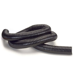 Polyurethane Dust Collection Hose - 2-1/2" x 10' - Black