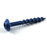 Pocket Hole Screw - #8 Coarse - Square Drive - Washer Head - Blue-Kote