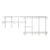 ShelfTrack Adjustable Closet Organizer 7' - 10' W, White