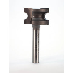 1426 Half Round (Bull Nose) Router Bit 1/4" SH 1/8" R X 1/4" Co X 9/16" CL 7/8" D