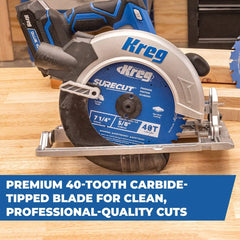 7 1/4" SureCut Finishing 40-Tooth Saw Blade