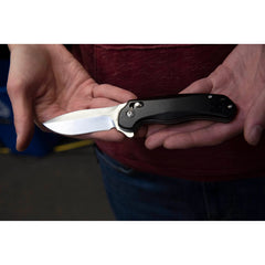 Black Jet Side Lock Folder