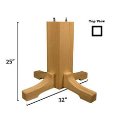 Mission Table Pedestal Base Kit