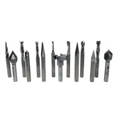 The Works CNC Deluxe Router Bit Set - 14 Piece