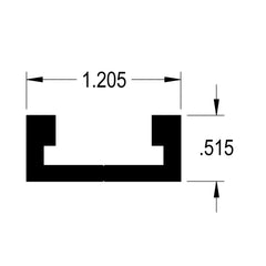 Standard 3/4" Miter Track - 32" Length