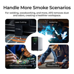 SafetyPro AP2 Air Purifier with SuperCyclone System