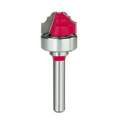 39-502 Classical Cove And Bead Groove Router Bit with Top Bearing 1/4" SH 3/4" D 7/16" CL