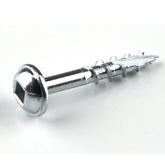 Pocket Hole Screw - #8 Coarse - Square Drive - Washer Head - Zinc