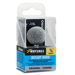 Original Sphere Burr, 1/4" Shaft, Coarse (1" x 1")