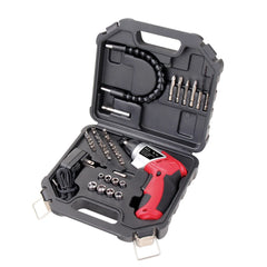 3.6V Lithium-Ion Rechargeable Screwdriver with 45 Piece Acce