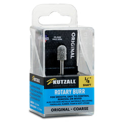 Original Ball Nose Burr, 1/8" Shaft, Coarse (1/4" x 1/2")