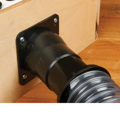 ABS Router Fence Fitting for Dust Extraction System - 2-1/2"