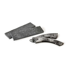 Poly Resin Knife Scales - 3/8" x 2" x 7" - Oyster - Pair