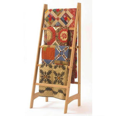 Downloadable Woodworking Project Plan to Build Quilt Ladder