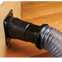 ABS Hose End - Dust Collection Fitting - 2-1/2" Diameter