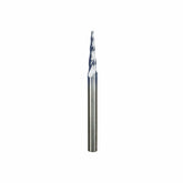 Tapered Ball Tip CNC Carving Router Bit - 1/4" SH 3" OL