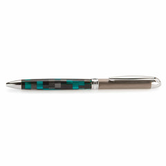 7 mm Slim Style Hybrid Twist Ballpoint Pen Kit - Brushed Gunmetal & Chrome