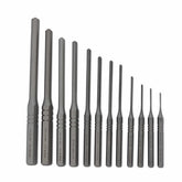 12 pc Professional Steel Roll Pin Punch Set with Vinyl Pouch