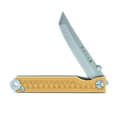 Pocket Samurai Keychain Knife - Bronze