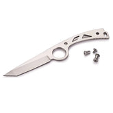 Tanto Point Fixed Blade Point Knife for Hunting and Fishing - 6-5/8" - Unfinished Kit