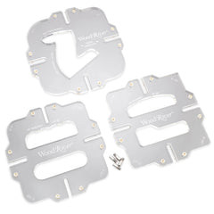 Corner Radius Router Jig Template Set - 3 Piece