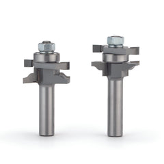 Ogee Stile and Rail Door Router Bit Set - 1/2" SH - 1-5/8" OD x 7/8" CL - 2 Piece