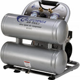 1HP 4.6 Gallon Oil-Free Twin Portable Aluminum Tank Air Compressor