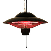 Infrared Electric Outdoor Heater - Hanging - Powder Coat Brown Finish