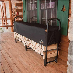 Firewood Rack-in-a-Box Heavy Duty with Cover, 8'