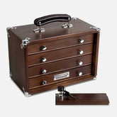 T12-D 4-Drawer Mini Chest- Dark Oak
