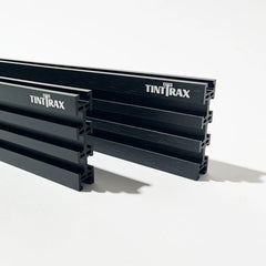 36" Universal Aluminum Woodworking Multi-Track- Black- 2 Piece