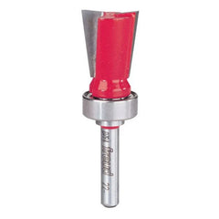 22-508 Dovetail Router Bit with Top Bearing 1/4" SH 9/16" D 14 Degrees