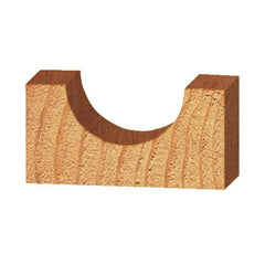 Round Nose / Core Box Router Bit - 1/2" SH