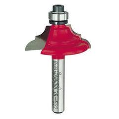 38-522 Classical Bold Cove And Bead Router Bit 1/4" SH 1-1/4" D 7/16" CL 3/16" R