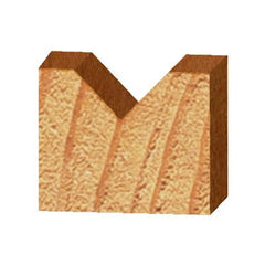 1502 90-Degree V Groove Router Bit 1/4" SH 1/2" D X 1/4" P X 1-7/8" OL