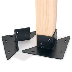 Table Leg Brackets for One Leg - 2-1/2" - 2 Piece Set