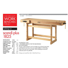 Scandi Plus 1825 Workbench
