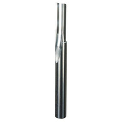O-Flute Straight Router Bit - 1/4" SH