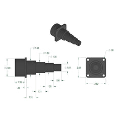 Universal Tool Adapter Dust Collection Fitting