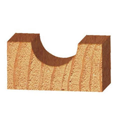Round Nose / Core Box Router Bit - 1/2" SH